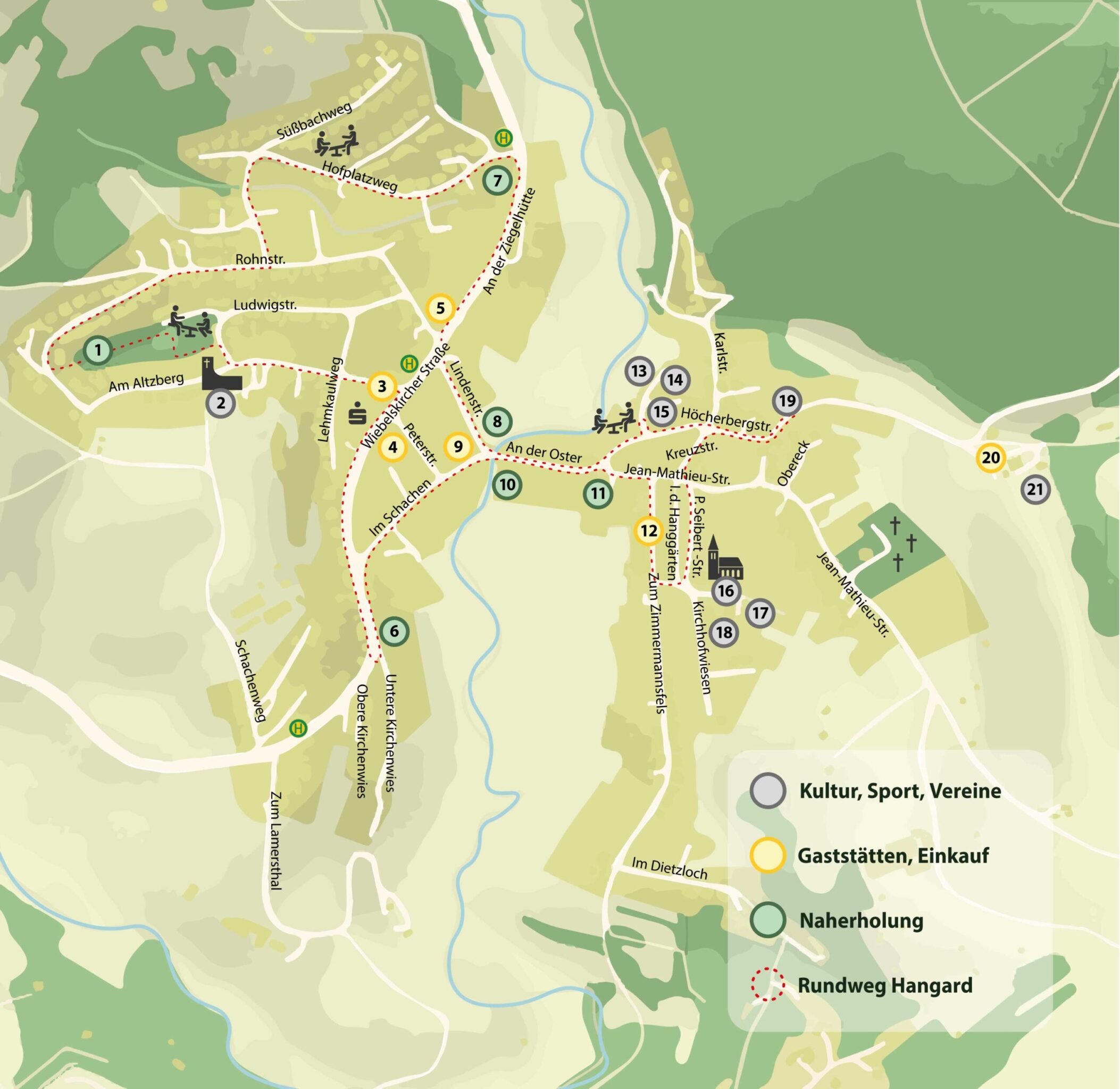 Karte Hangard Neunkirchen