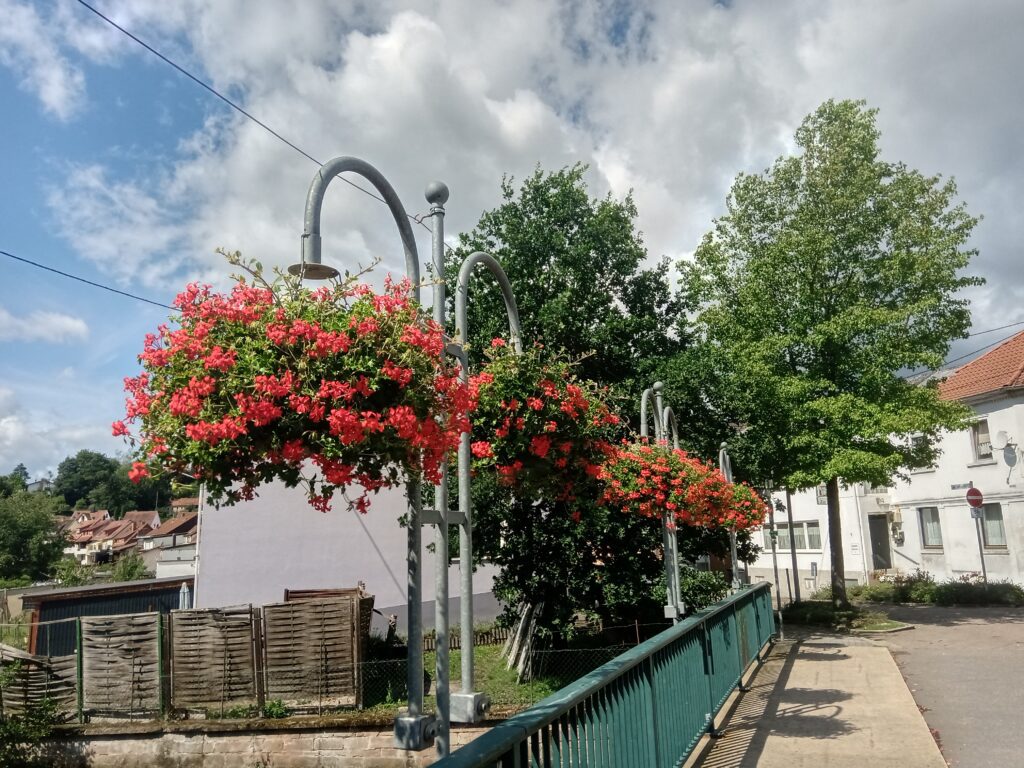 Blumenpracht an Osterbrücke