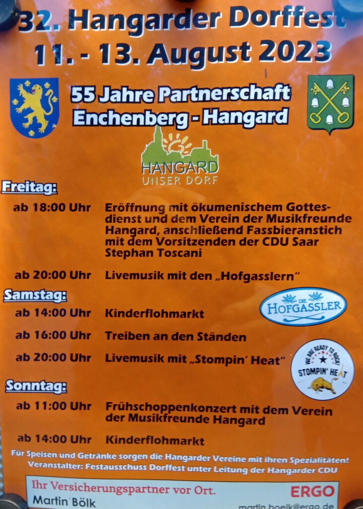 32. Hangarder Dorffest