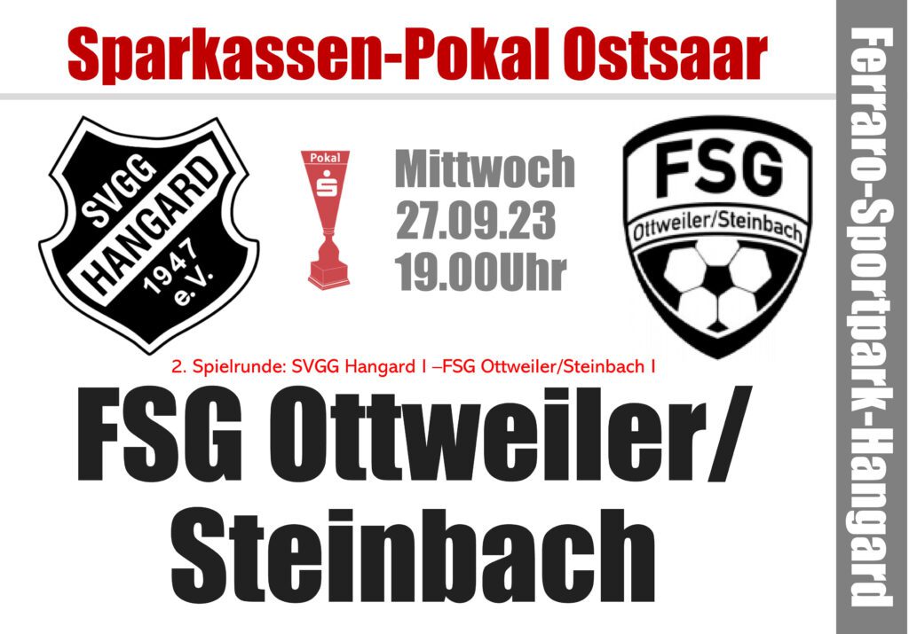 Heimspiel Sparkassen-Pokal Ostsaar in Hangard am 27.September 2023