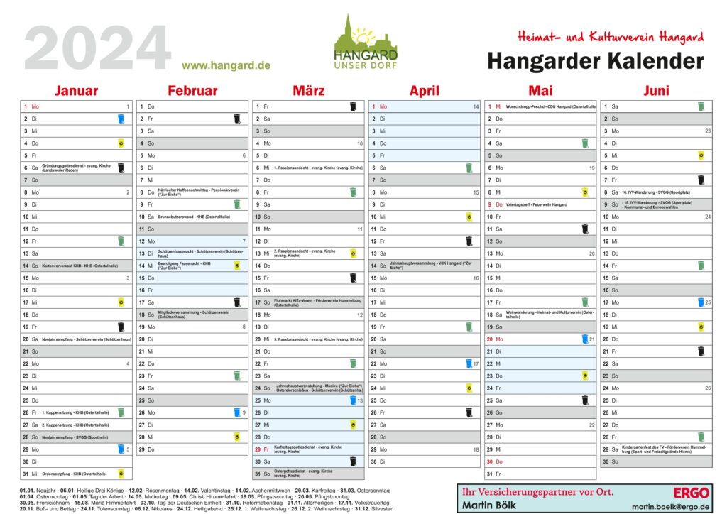 Neu: Veranstaltungen 2024