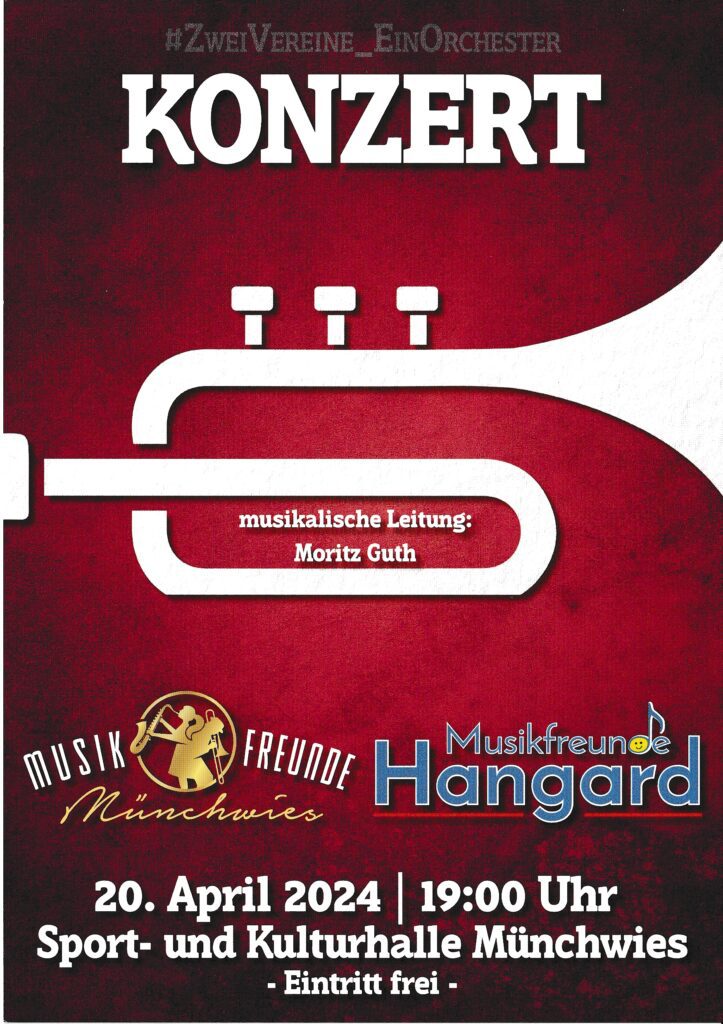 Erstes gemeinsames Konzert der Musikfreunde Münchwies und Hangard