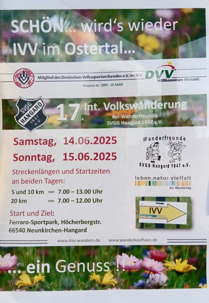 17. IVV des SVGG am 14. und 15. Juni 2025